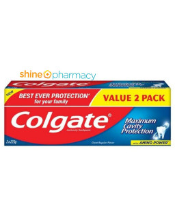 Colgate Toothpaste Red [great Regular Flavor]  2x225gm